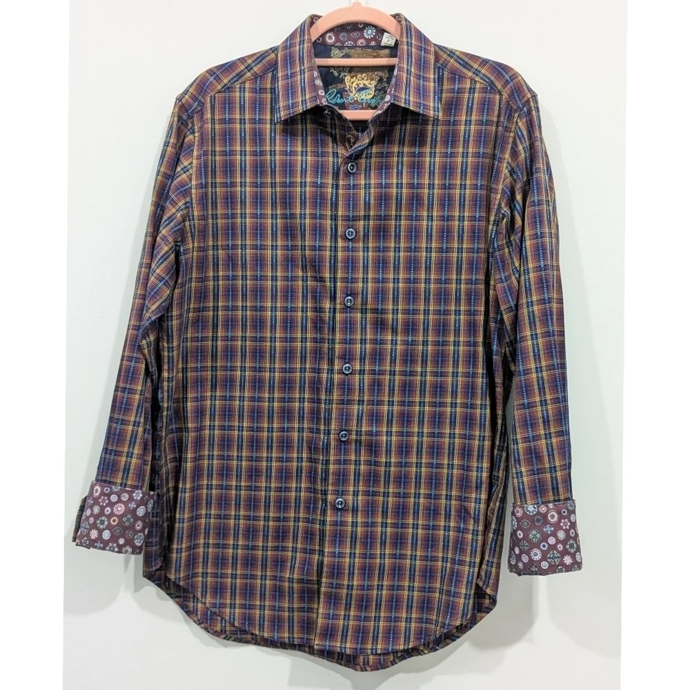 NEW Robert Graham Lando Plaid Sports Shirt Button Up